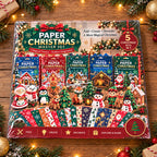 Weihnachtsbastelset aus Papier – Falten und Gestalten Sie Ihre eigene Weihnachtsdekoration