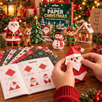 Weihnachtsbastelset aus Papier – Falten und Gestalten Sie Ihre eigene Weihnachtsdekoration