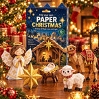 Weihnachtsbastelset aus Papier – Falten und Gestalten Sie Ihre eigene Weihnachtsdekoration