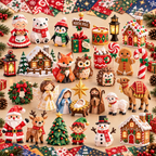 Weihnachtsbastelset aus Papier – Falten und Gestalten Sie Ihre eigene Weihnachtsdekoration